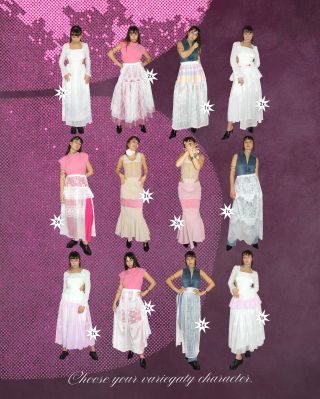 Vyber si svoj charakter, kým čakáš na novú kolekciu 25 sukní - na prvom obrázku nájdeš počet kusov z každého modelu. Počet...